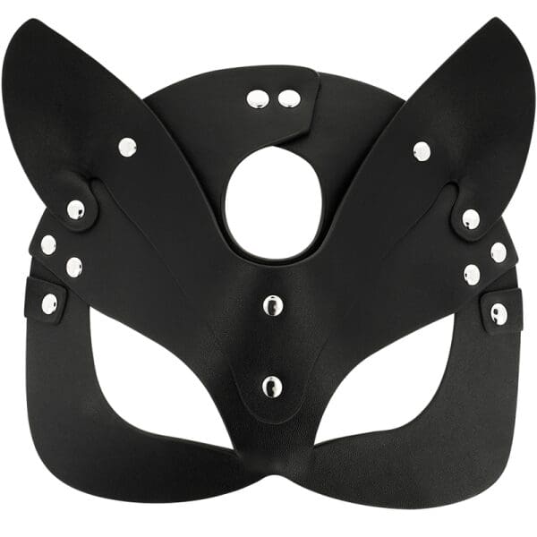 COQUETTE CHIC DESIRE - VEGAN LEATHER MASK WITH CAT EARS 3